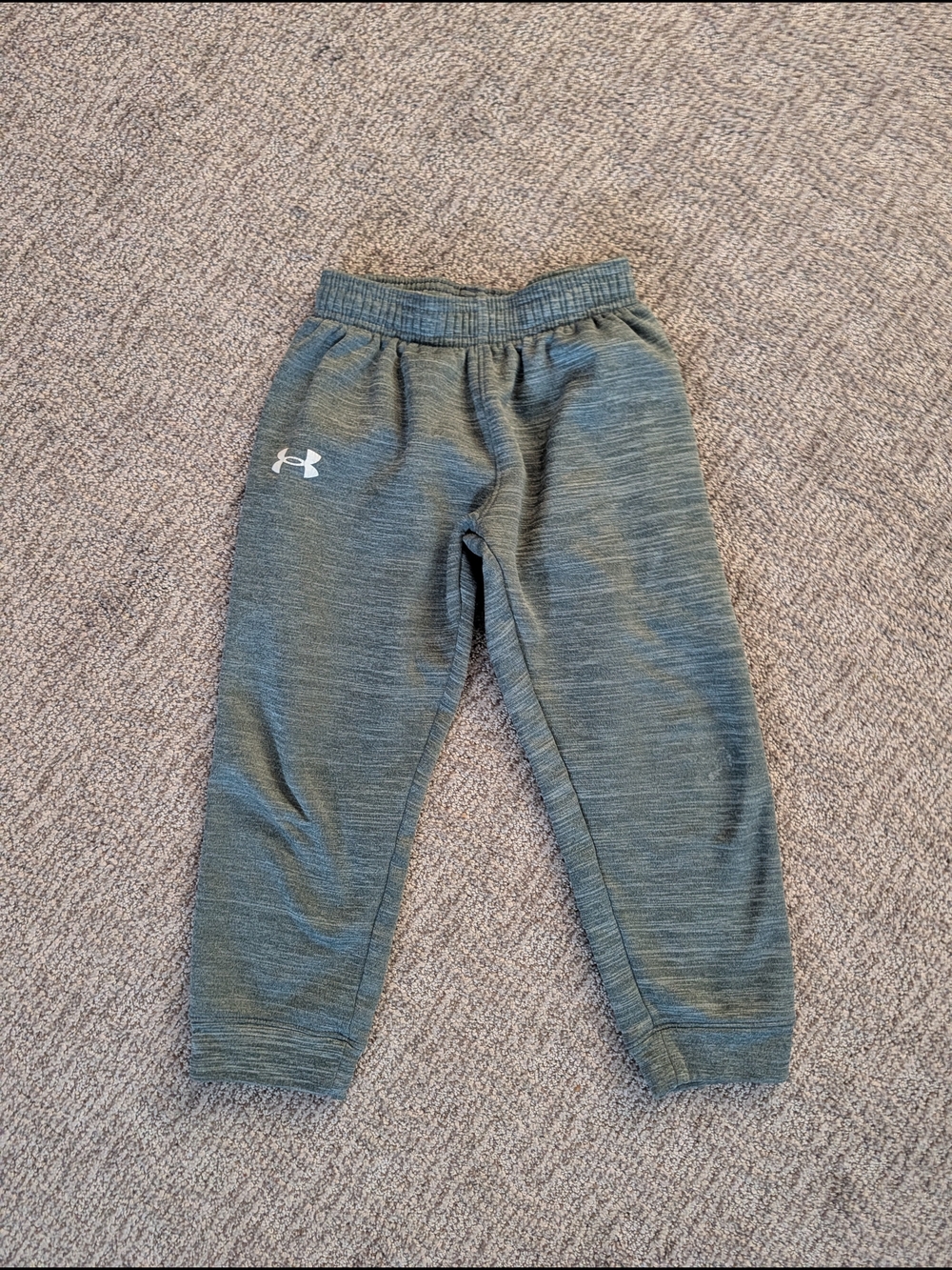 Under Armour Boys Gray Joggers with Logo